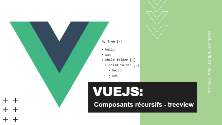 VueJs composants récursifs à travers la création d’un TreeView
